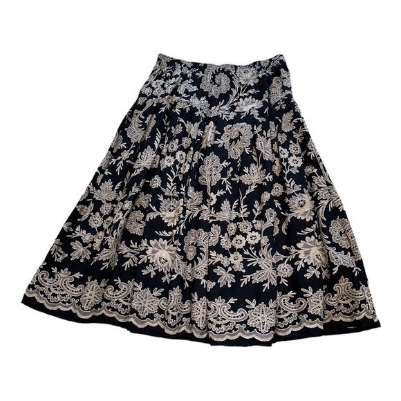 Vintage D’Allaird’s Floral Skirt - Size 14 - Picture 3 of 7